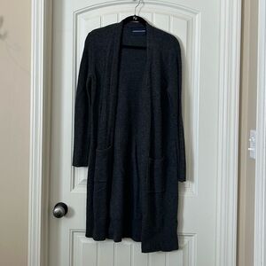 Calvin Klein Jeans Charcoal Gray Knit Cardigan